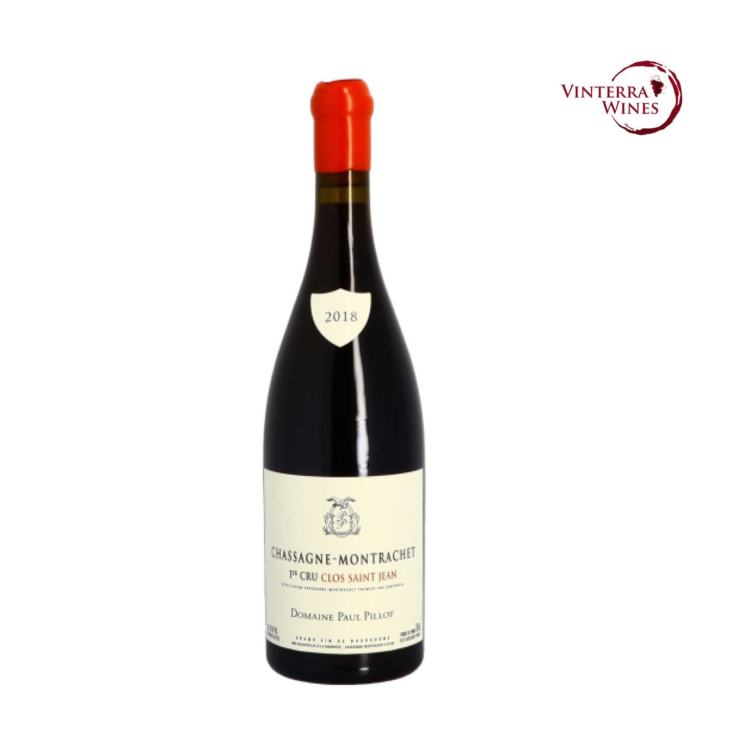 Paul Pillot Chassagne Montrachet Premier Cru "Clos Saint Jean" Rouge 2018 (750ml)