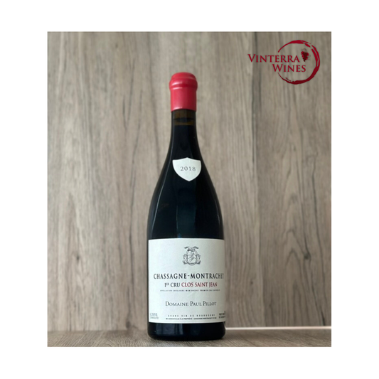 Paul Pillot Chassagne Montrachet Premier Cru "Clos Saint Jean" Rouge 2018 (750ml)