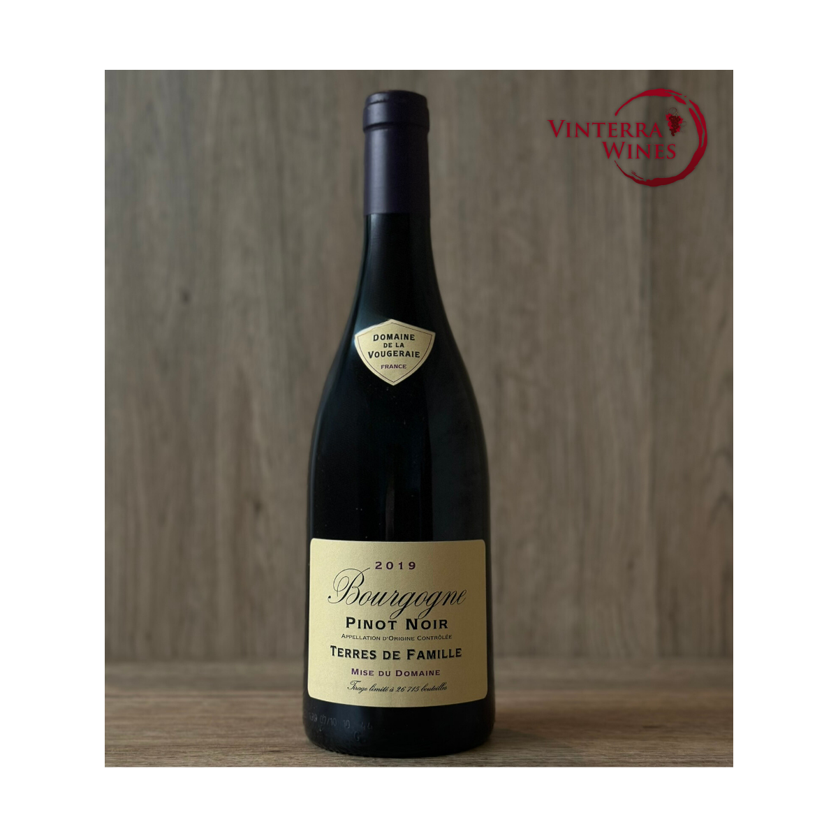 de la Vougeraie Bourgogne Rouge Regional "Terres de Famille" 2019 (750ml)