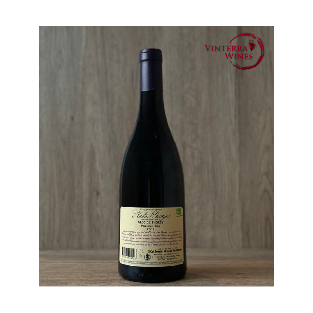 de la Vougeraie Nuits Saint Georges Premier Cru "Clos de Thorey" Monopole 2019 (750ml)